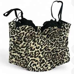 Cheetah Corset Top